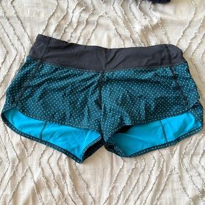 Lululemon Speed up low rise shorts